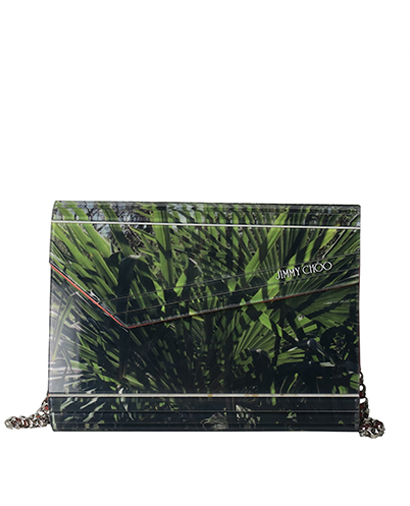 Palm Leaf Candy Clutch, front view